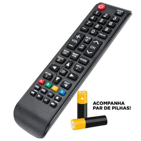 Controle Para Tv Samsung Led Smart Hub Função Futebol Relet