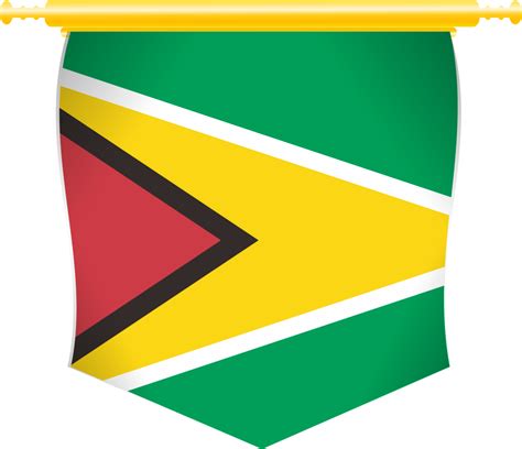 Guyana Country Flag 35567534 PNG