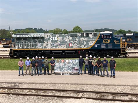 CSX Releases Custom Trains to Commemorate Police, Fire and Military