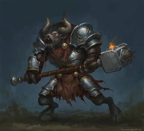 Minotaur Paladin by ArtDeepMind on DeviantArt