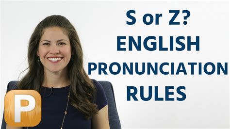 Is It S Or Z American English Pronunciation Rules YouTube