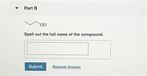 Solved What Is Each Compound S Systematic Name Part A Spell Chegg