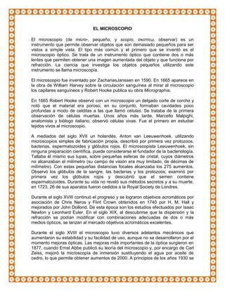 El Microscopio PDF