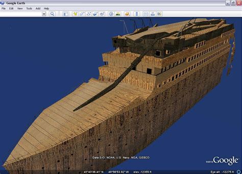 Top 43 Imagen Titanic Wreck Coordinates Google Earth Abzlocal Fi