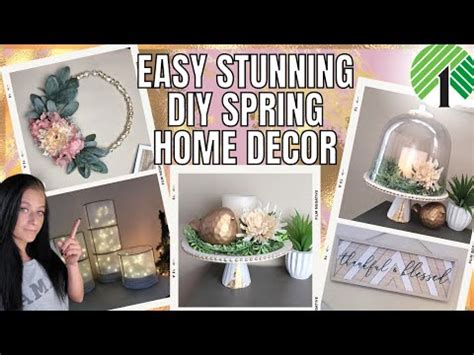 Quick And Easy Dollar Tree DIY Spring Home Decor DIY SPRING DECOR