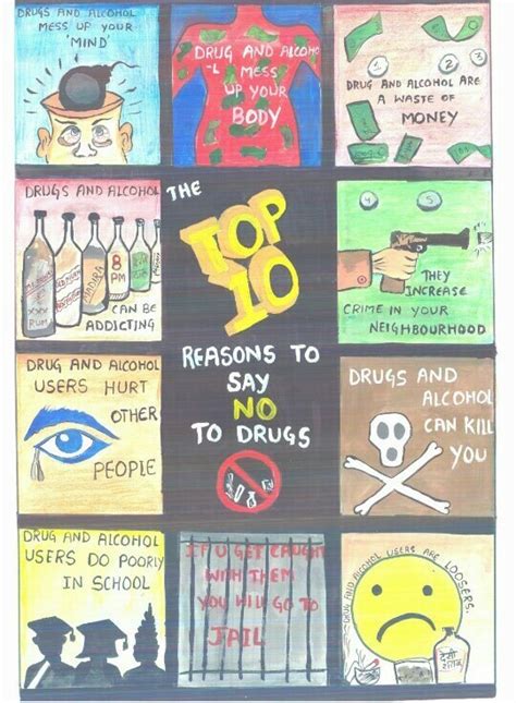 Say No To Drugs Poster Ideas