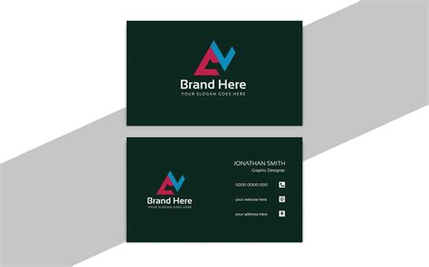 Free Business Card Design Template 36315517 Vector Art at Vecteezy