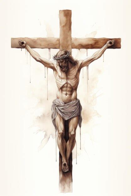 Premium Photo | A Painting of Jesus on the Cross