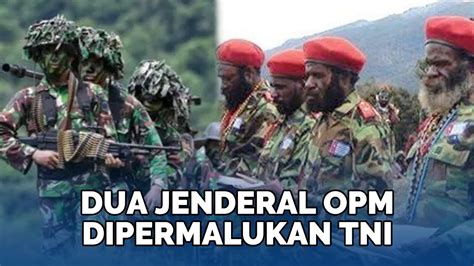 TERPAKSA DITEMBAK 2 Jenderal OPM Gigit Jari TNI Gerebek Markas Letkol