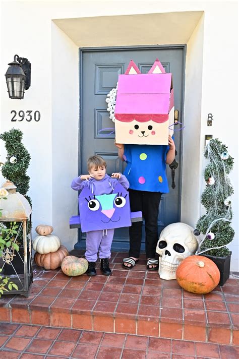 diy cardboard box gabbys dollhouse halloween costume veena goel
