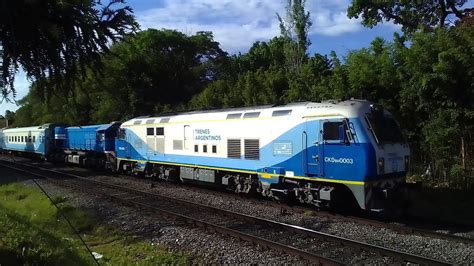 Tren N584 Mendoza Buenos Aires Con Locomotora CNR CKD 8H0003 EMD