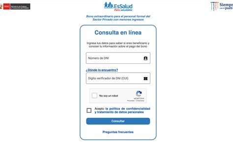 Essalud Habilita Web Para Consultar Si Es Beneficiario Del Bono De 210