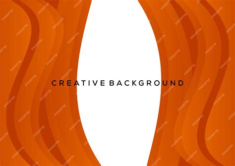 Premium Vector Abstract Background Design Orange Gradient Color