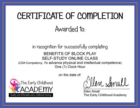 Benefits-Block-Play-Certificate - The Early Childhood Academy