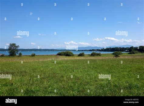 Seeshaupt At Lake Starnberg Starnberger See Upper Bavaria Bavaria