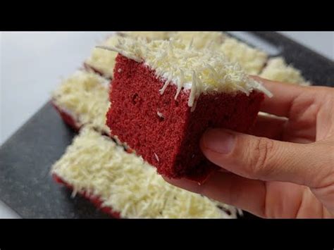 Red Velvet Cake Potong Super Lembut Ekonomis Youtube