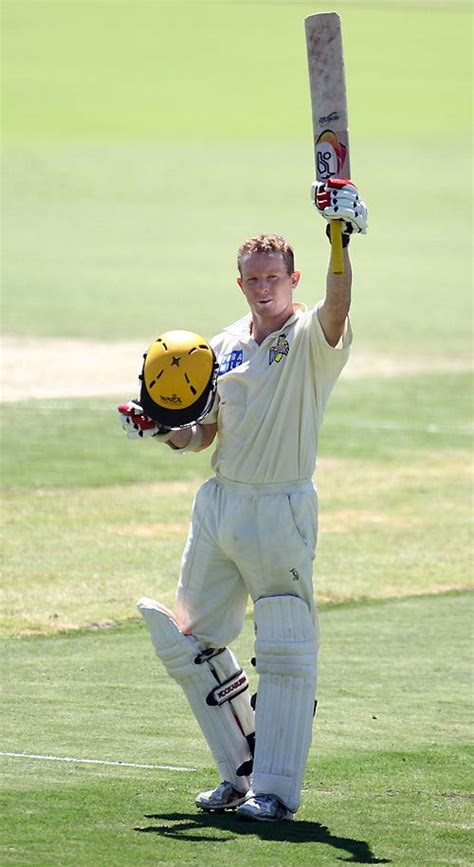 Chris Rogers Acknowledges The Cheers After Reaching His Hundred