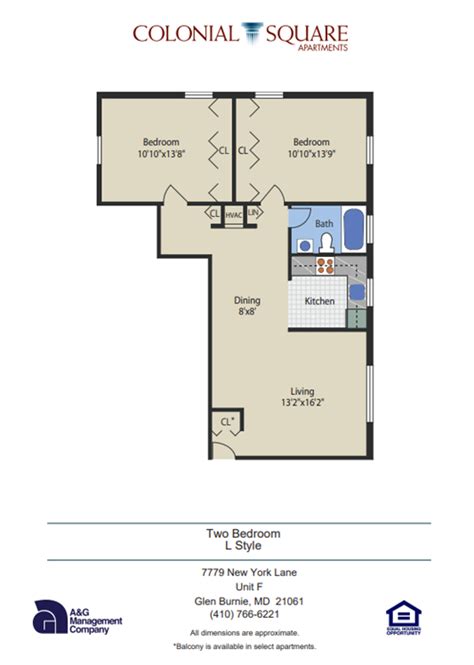 1 - 3 Bed Apartments - Check Availability | Colonial Square Apartments