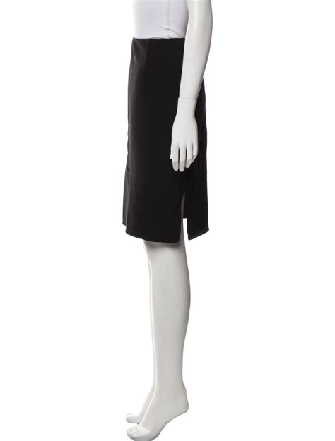 Akris Knee Length Skirt Black Skirts Clothing Akr111449 The Realreal