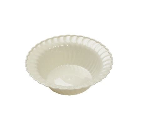 Fineline Settings 205 BO Flairware Bone Plastic Dessert Bowl 5 Oz 15