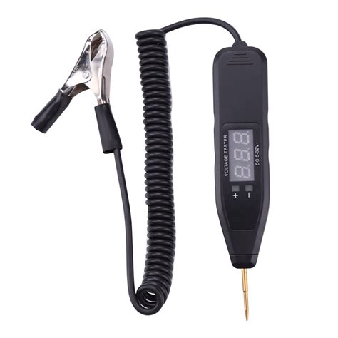 V Car Lcd Digital Electric Voltage Test Pen Power Probe Pencil