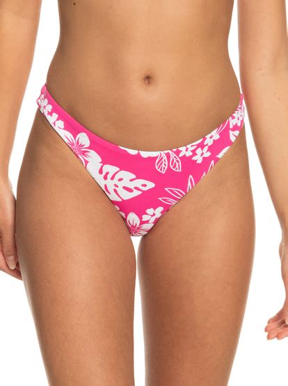 Womens Printed Beach Classics Skimpy Bikini Bottoms Roxy