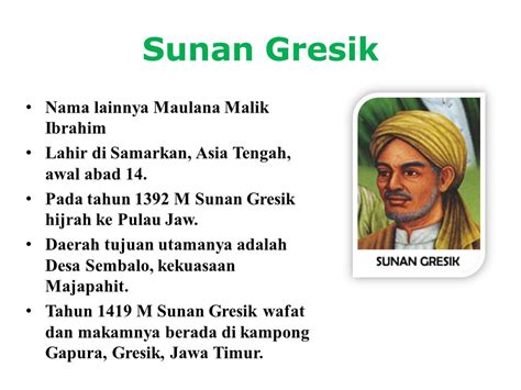 Biografi Sunan Gresik Singkat