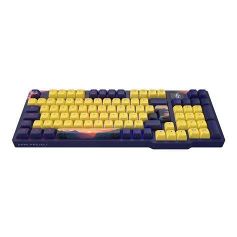 Keyboard Dark Project 98 Sunset Rgb Ansi Layout En Extrage 881658