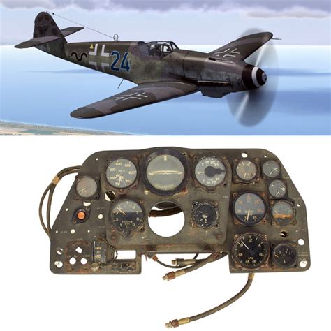 Original German WWII Luftwaffe Messerschmitt Me 109 Bf 109K-4 Cockpit ...