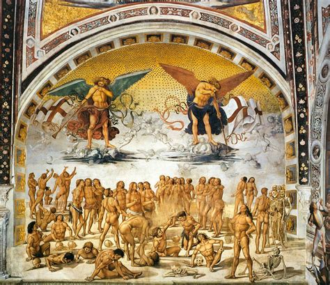 Resurrection Of The Flesh Luca Signorelli Wikiart Org