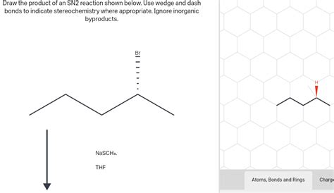 Solved Draw The Product Of An Sn Reaction Shown Below Use Chegg