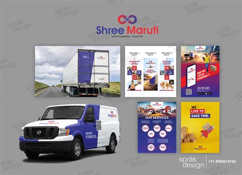 Website Design And Graphic Design For Shree Maruti Courier Service By