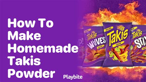 How to Make Homemade Takis Powder - Playbite