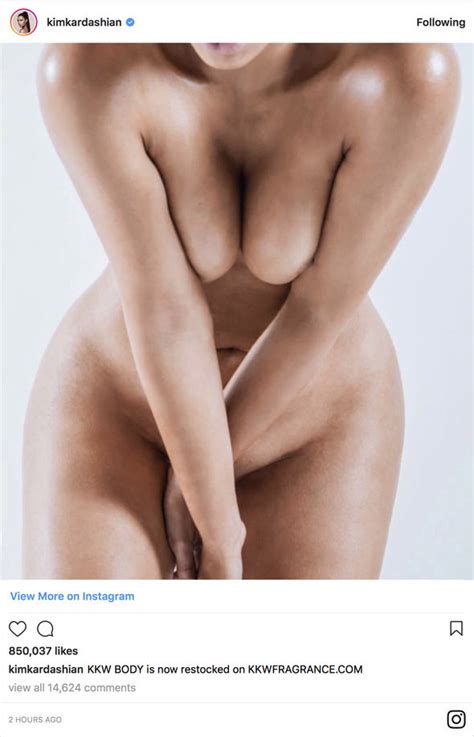 Kim Kardashian Instagram Star Slammed For Stripping Totally Nude In Eye Popping Snap