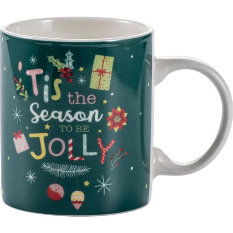 Christmas Mug Green Each Woolworths