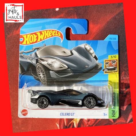 Hot Wheels Celero Gt Grey Hw Exotics 310 Diecast Toy Cars