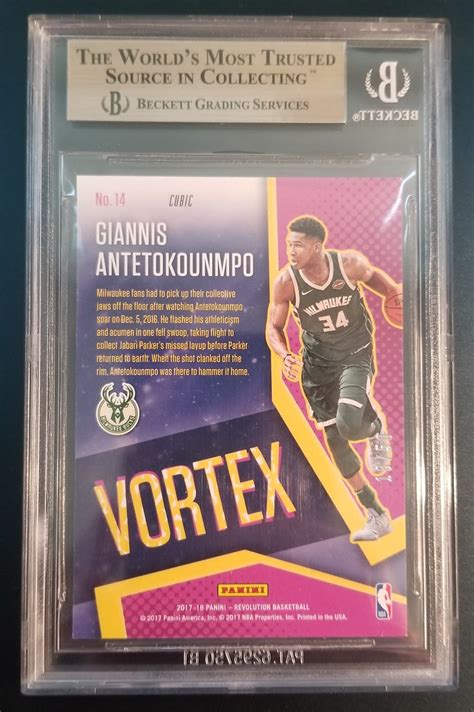 Panini Revolution Vortex Giannis Antetokounmpo Cubic Flickr