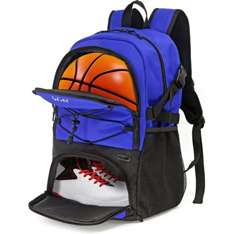 Wolt | Basketball Backpack Large Sports Bag with Separate Ball holder & Shoes compartment, Best ...