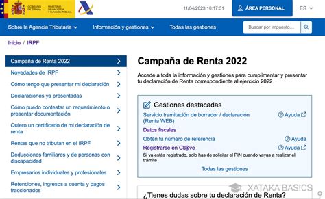 Renta 2022 Cómo Entrar En Tu Borrador Y Presentar Tu Declaración