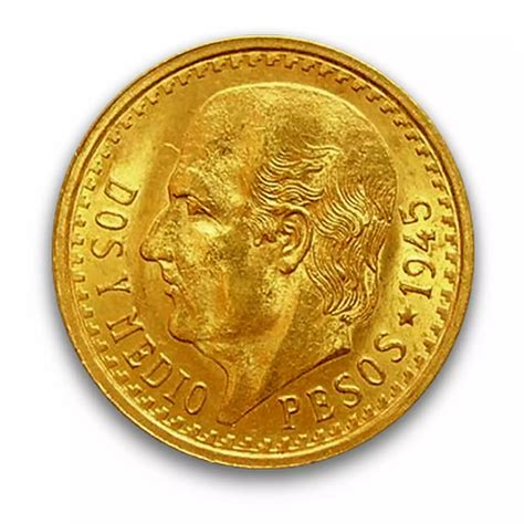 Mexican 2.5 Peso Gold Coin | Mexican Gold Peso - Hertel's Coins Inc.