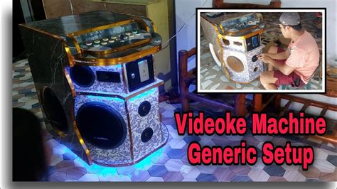 New Design Of Videoke Machine Videoke Box Generic Setup Youtube