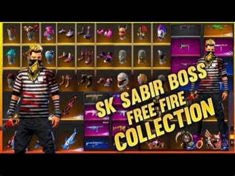 Sk Sabir Boss Collection In Free Fire YouTube