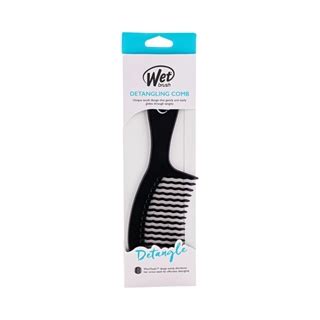 Pente De Cabelo Detangling Comb Wet Brush Preto Ondulado Shopee Brasil