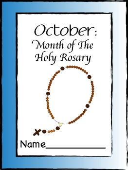 October: Month of the Holy Rosary by Miss P's PreK Pups | TpT