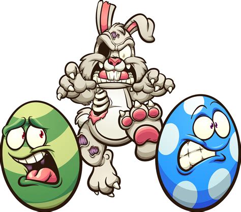 Zombie Easter Bunny 2172979 Vector Art At Vecteezy