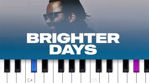 Blessing Offor Brighter Days Piano Tutorial Youtube