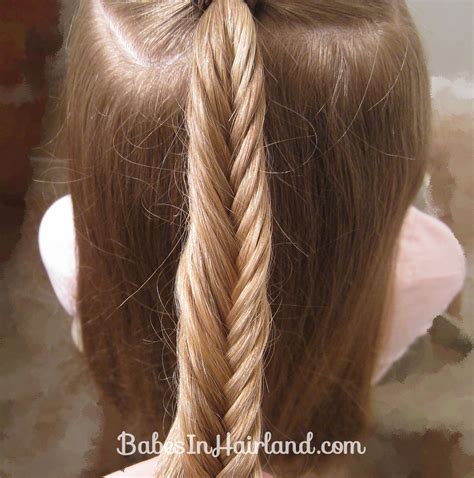 How to Make a Fishbone/Fishtail Braid - Babes In Hairland