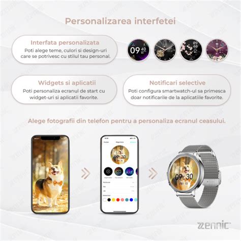 Ceas Smartwatch Si Bratara Fitness In Zennic Infinity