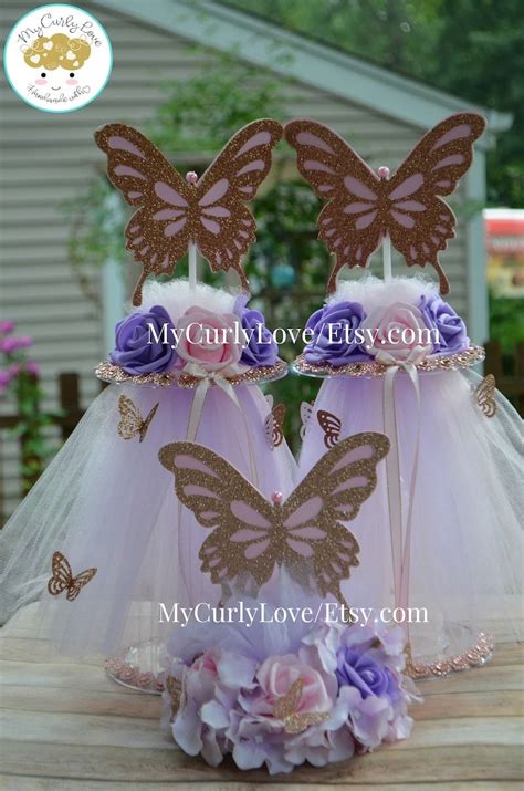 Butterflies Centerpiecebutterfly Baby Showerbutterfly Birthday