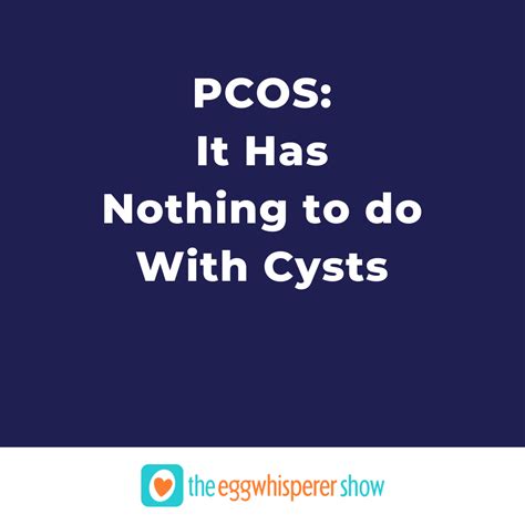 PCOS: It Has Nothing To Do With Cysts